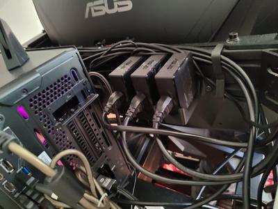ASUS 32" Triple screen PSU mount (simrig) 40-profile