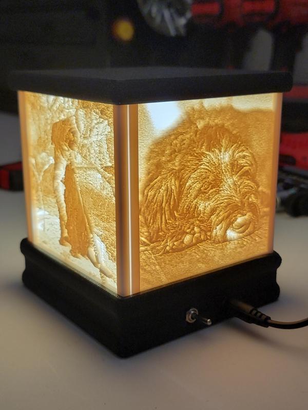 LED Lithophane Lamp - CUSTOM LITHOPHANE GUIDE