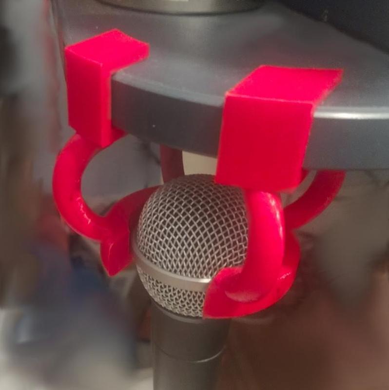 Microphone Under-Desk Storage Mount