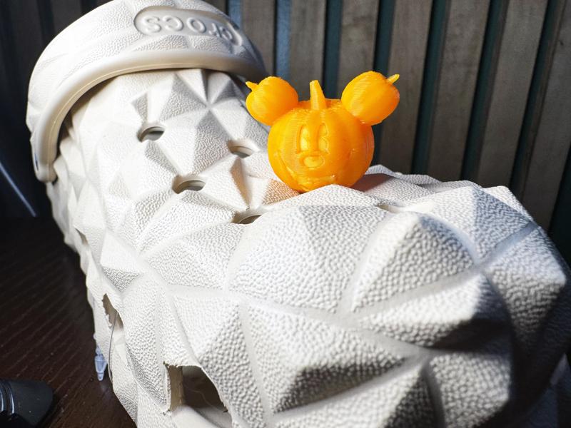 Mickey Mouse Jack O Lantern Croc Charms