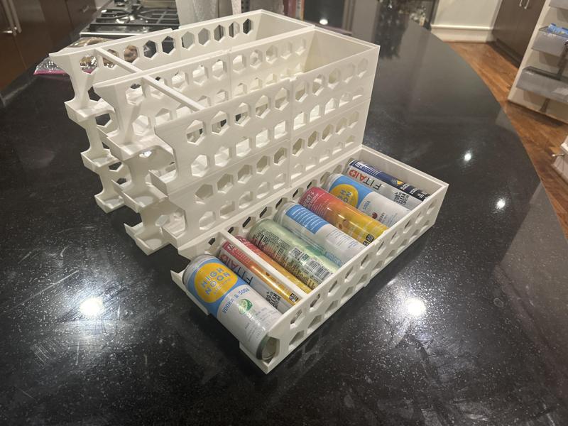 Beverage Can Dispenser -- 355mL Slim Cans (Topo Chico, High Noon, Etc.)