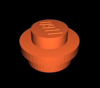 Plate, Round LEGO Brick  (Real LEGO)