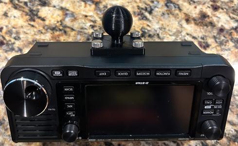 AMPS mount with 30 mm ball