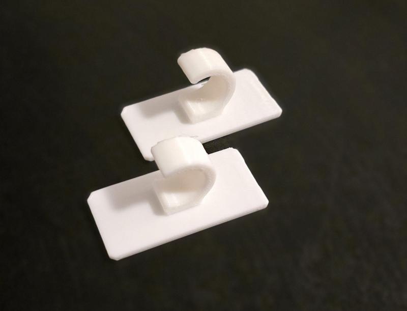 Curtain rails window bracket - 12mm | more contact area