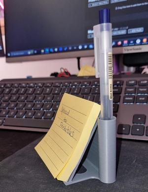 Sticky Notes and Pen Holder Stand
