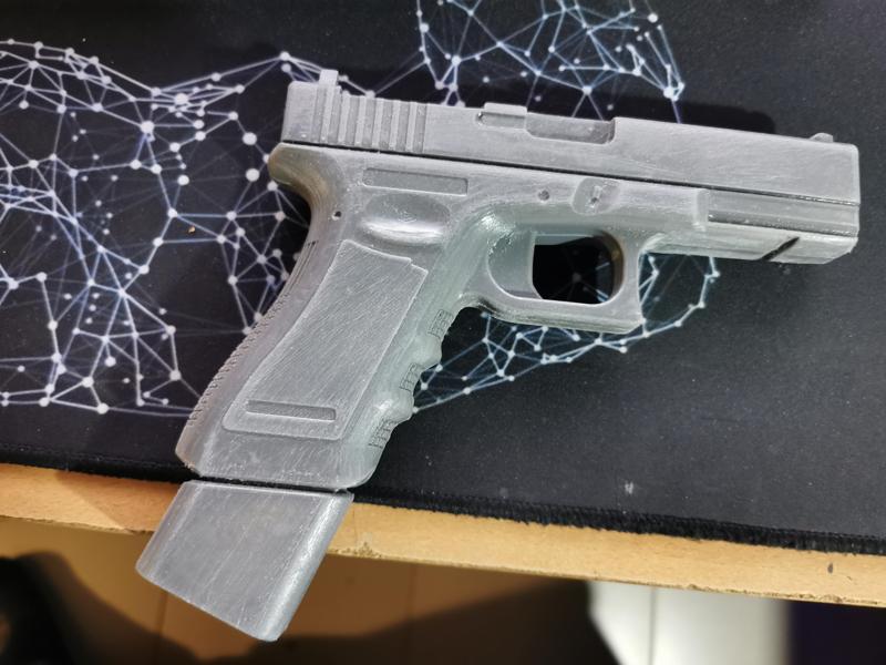 right side glock repaired