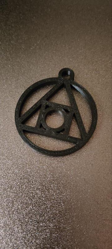 Philosopher’s Stone Symbol keychain