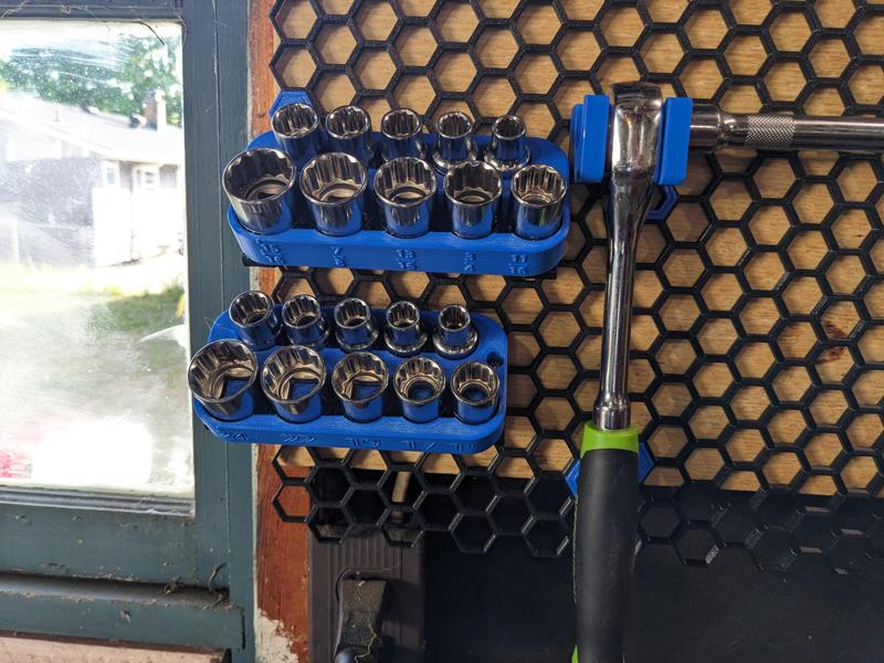 HSW Pittsburgh 1/2 in SAE/Metric Socket Holder