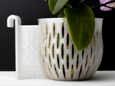 3-1/2" Orchid Hanger Pot for Gridwall