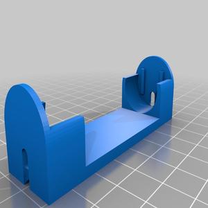Battery holder for use with spring clips