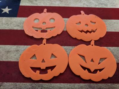 Halloween pumpkin Jack O Lantern Ornaments