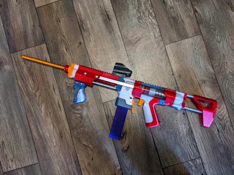 Pump Skewer (v2) - Nerf Blaster Homemade
