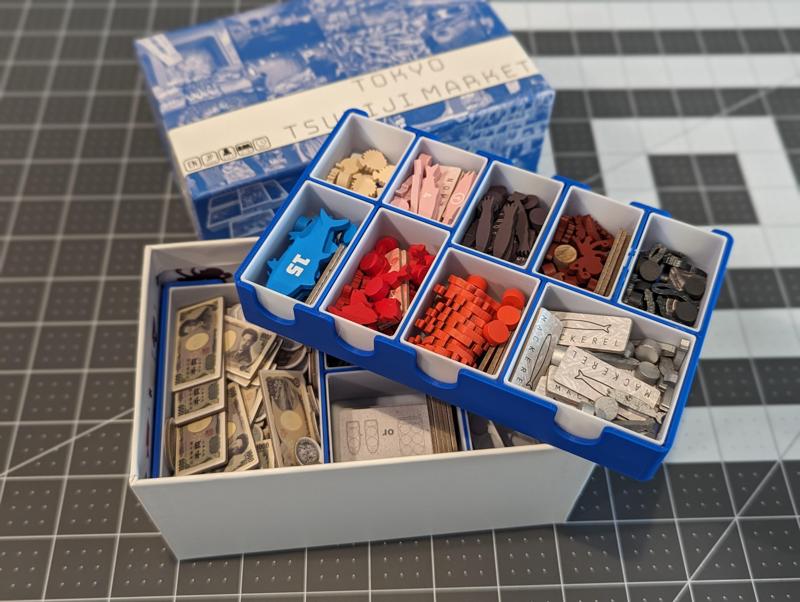 Tokyo Tsukiji Market Board Game Organizers