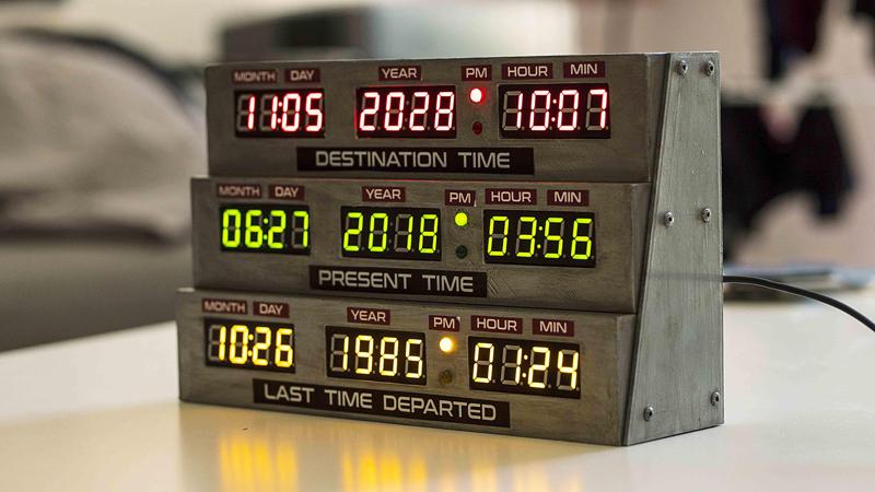 Futuristic clock