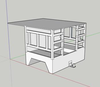 WPL C34 rear end overland rack back