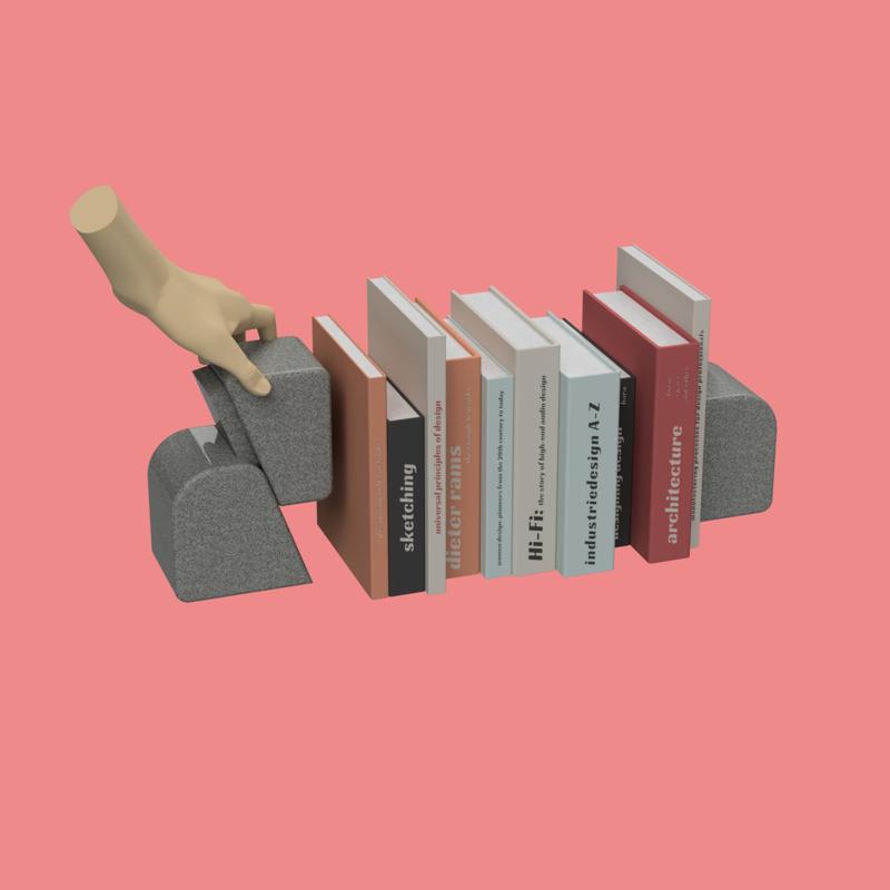 Wedge Bookend