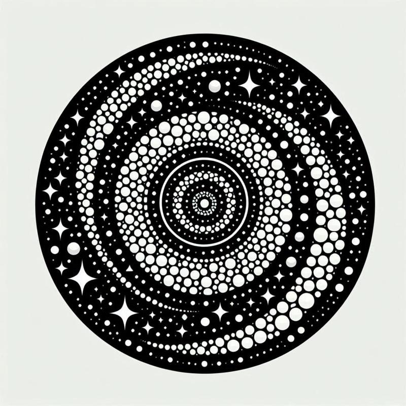 Wall art, coasters: Galaxy 1 (two colours)