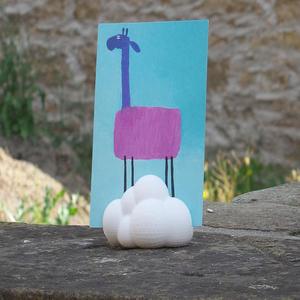 Cloud paper stand / menu holder