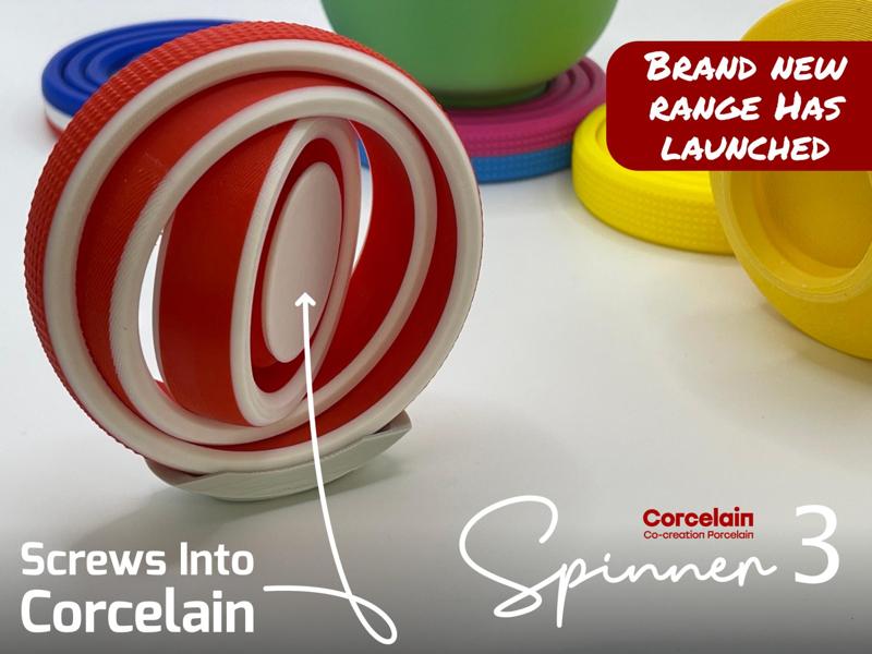 Spinner3 Corcelain Fidget Spinner