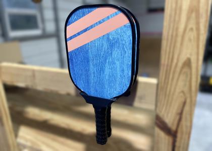 Pickleball Wall Mounted Paddle Storage Rack
