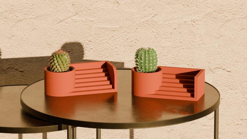 Ladder Flow Pot Plant - Home Decoration