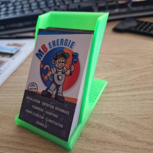 Support carte de visite