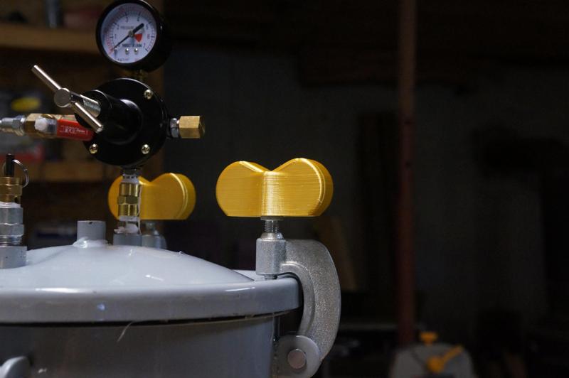 Harbor Freight pressure pot handle upgrade