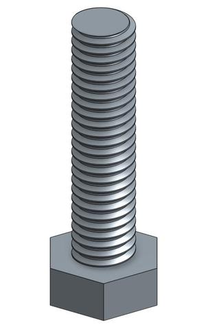 M3 to M6 Bolt and Nut