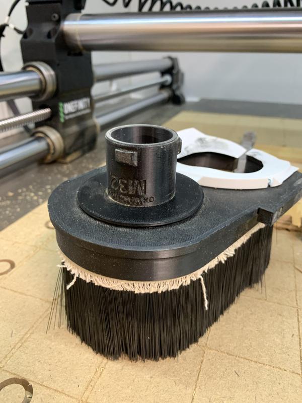 osVAC M32 adapter for Onefinity Easy Dustboot