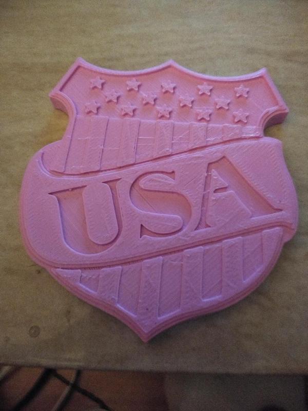 USA - Happy Birthday America coin / wall mount plague