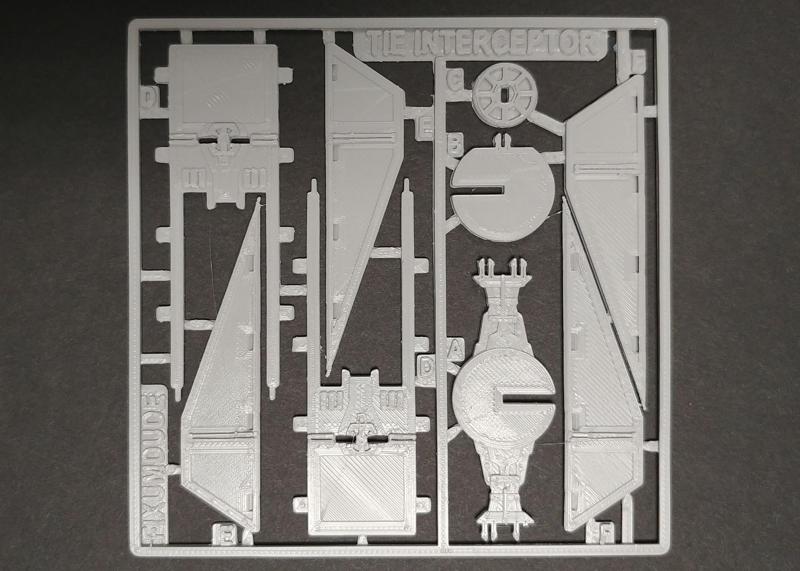 TIE Fighter Interceptor Kit Card