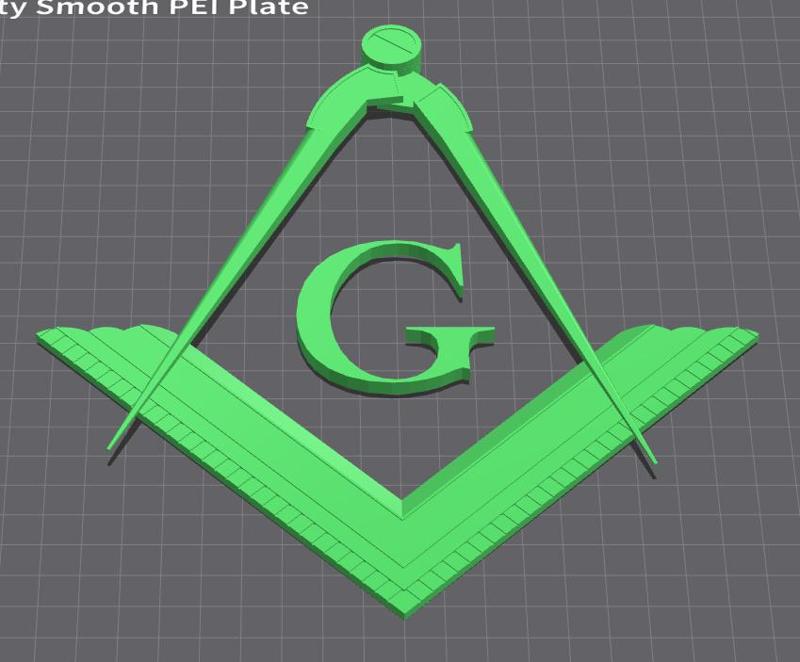 Masonic Square and compass