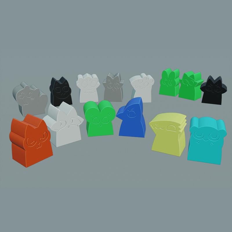 Root Board Game Meeples