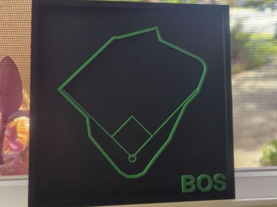 Boston Red Sox Fenway Park Stadium Display