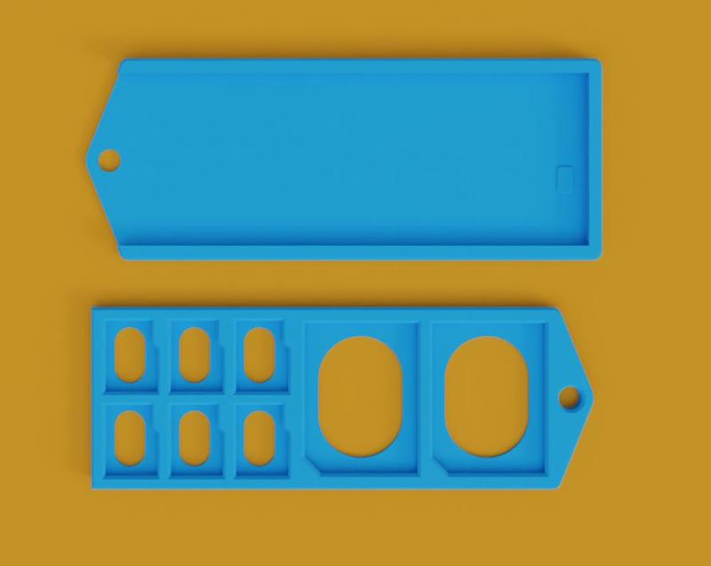 Extra Big SD Card Slot For 10x1 Slimline Sliding Micro SD Card / SD Card Holder