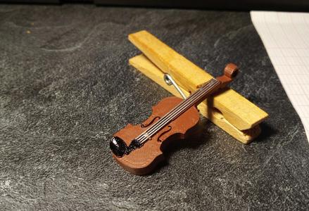 Violin Keychain with name