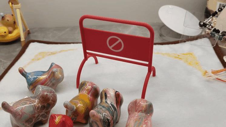 warning cone - No Parking Barrier