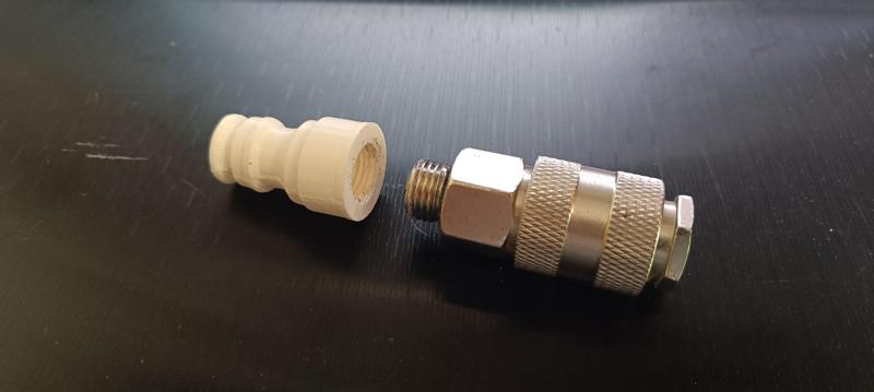 Gardena quick connector to 1/4"BSP inside thread converter
