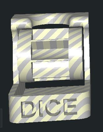 Water wheel dice tower