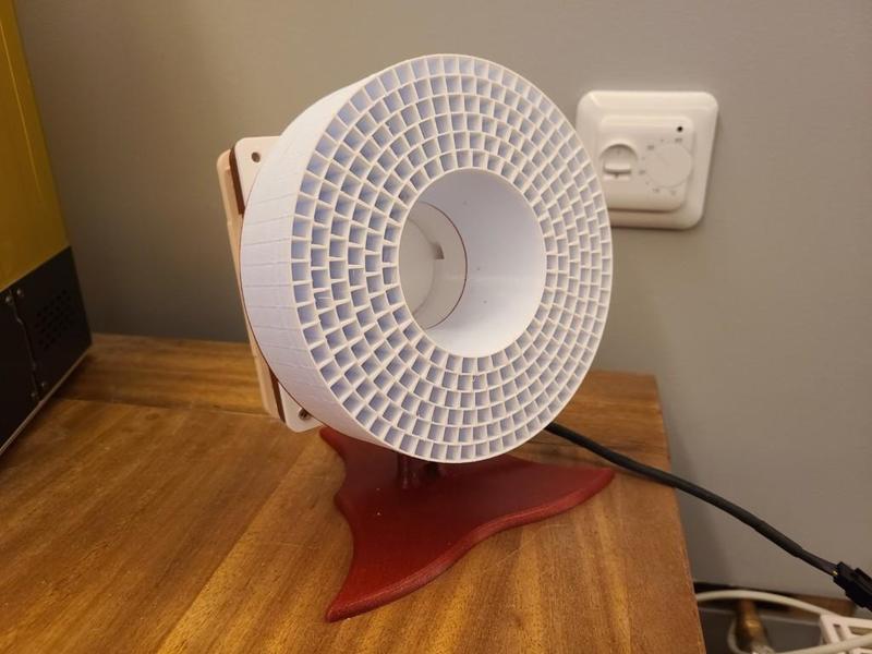 Remote Aircooler targeted (>2,5meter) Laminar Flow 120mm Noctua Desk Fan