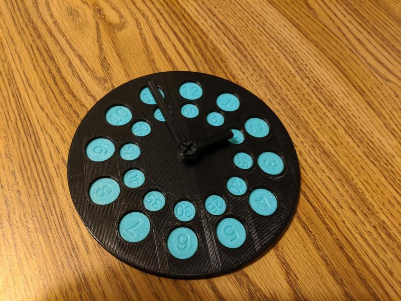 777 Educational Aid Clock