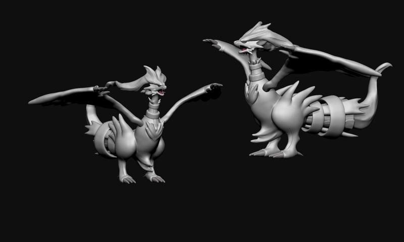 Pokemon - Reshiram(with cuts and as a whole)