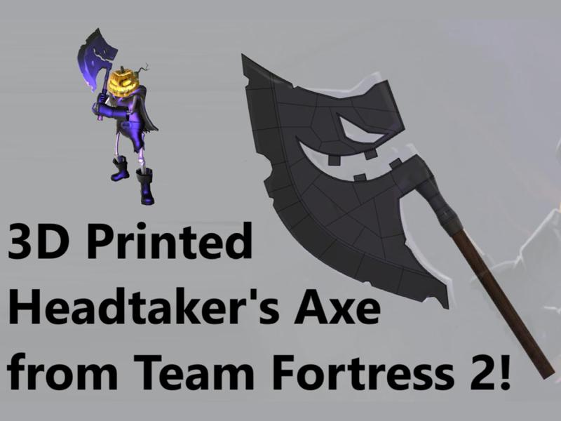Horseless Headless Horsemann Headtaker Axe - Team Fortress 2 (TF2) Prop/Cosplay (HHH)