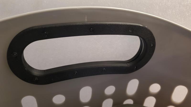 Hamper Handle reinforcement