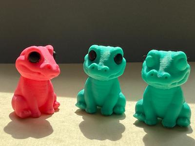 Coco — Chibi Crocodile Keychain Set