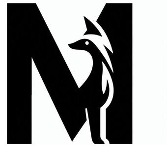 Fox alphabet: Letter M (version 3)