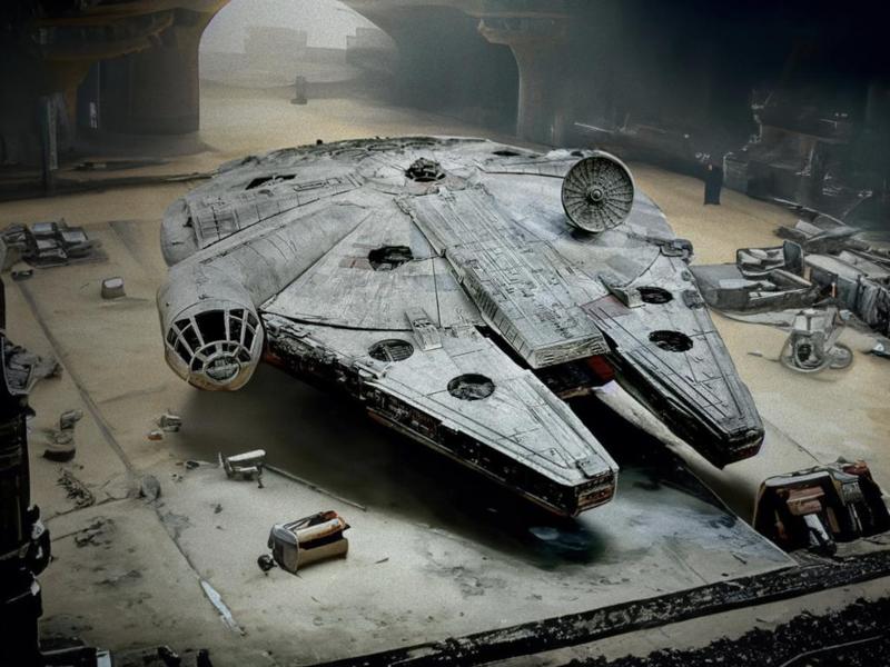 Millennial Falcon 2.0 - millennium falcon fan model