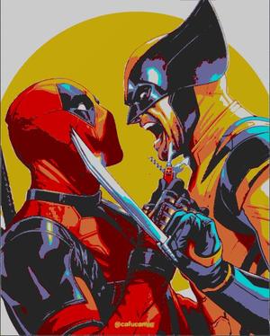 Afiche Deadpool & Wolverine