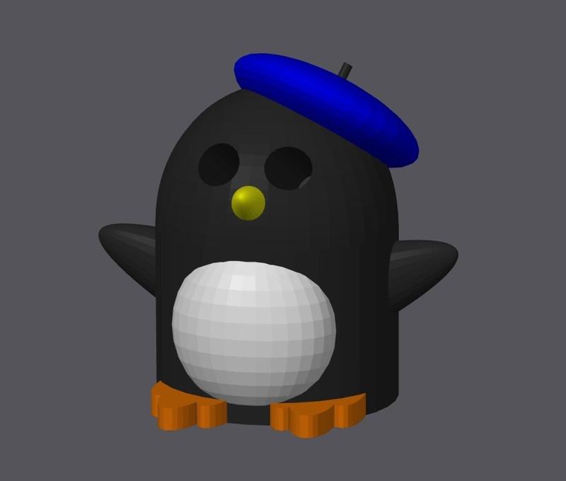 Penguin with a Hat