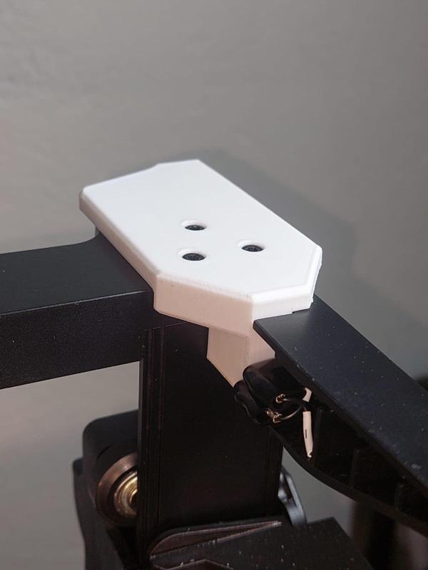 Creality LED Bar compatible Anti-Shake Construction Top Caps.